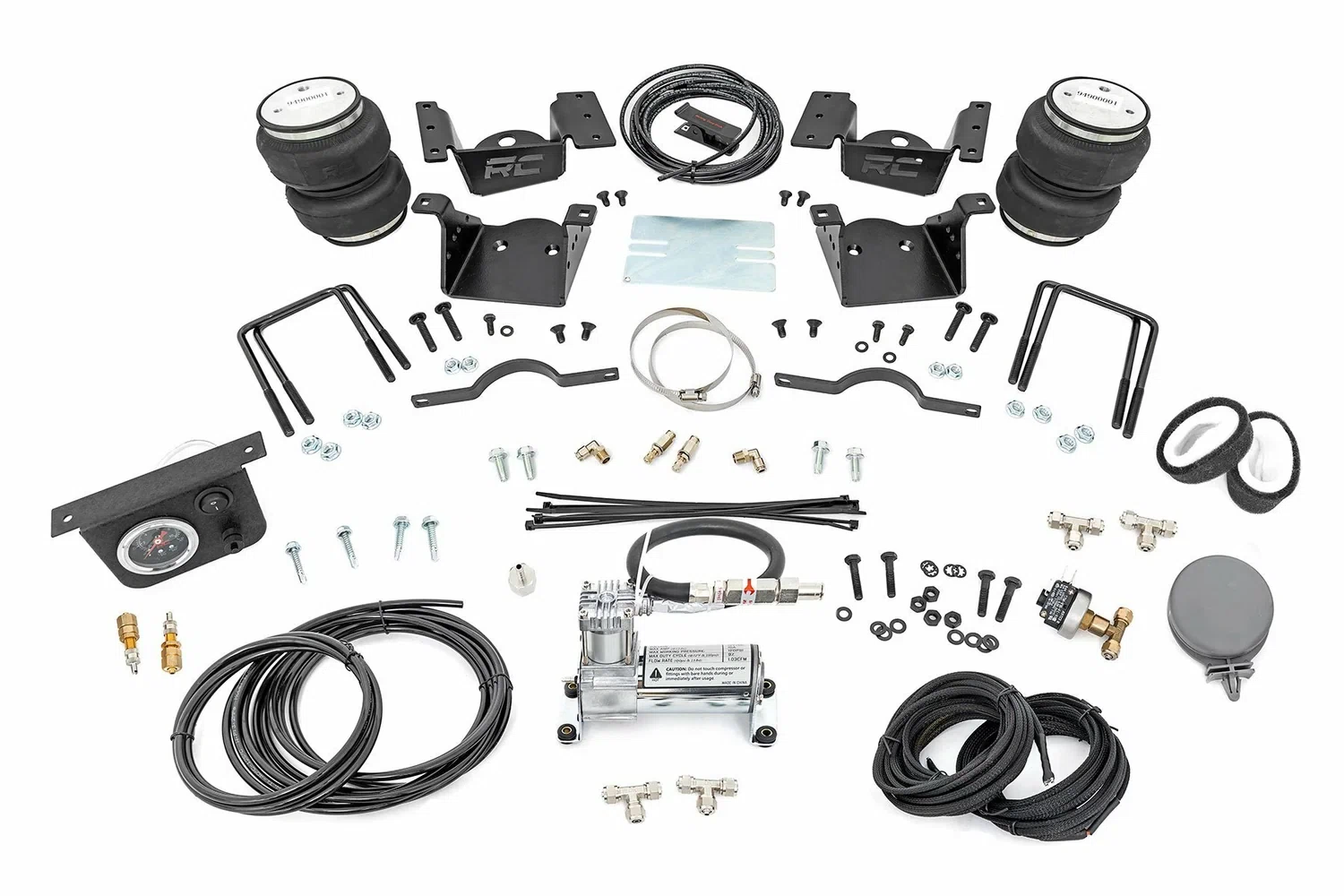 Fits Chevy_GMC 2500HD_3500HD(11-19) Air Spring w_compressor 0-7.5_ Lift 10007C